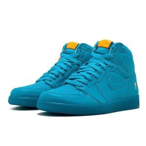 Nike Air Jordan 1 high top retro OG Gatorade ‘blue lagoon’ sneakers, men’s 12